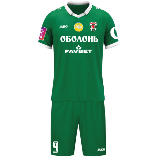 Футболка ФК Оболонь 25/26 Jako, зелена