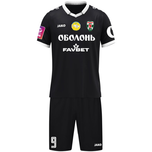 Футболка ФК Оболонь 25/26 Jako, чорна